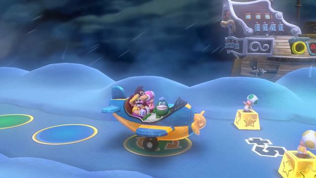 Mario Party 10 Mario Party #69 Wario vs Spike vs Toadette vs Donkey Kong Airship Central Master смотреть онлайн