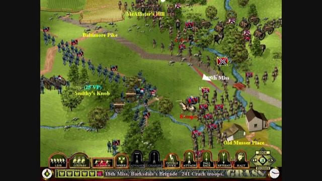 Let's Play Sid Meier's Gettysburg! - CSA X - The Baltimore Pike: Cutting Off The Snake's Tail смотреть онлайн
