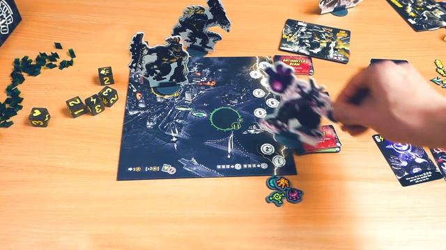 Обзор настольной игры «King of Tokyo. Dark Edition» смотреть онлайн