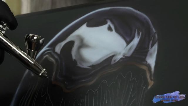 Airbrush Tutorial Marvel Venom Auf Mein Auto (4k/60 FpS)