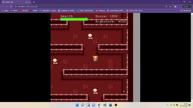 Dungeon Survival Using Javascript with Phaser 3 смотреть онлайн