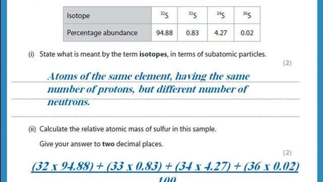 AS Chemistry Edexcel Unit 1 January 2021 Paper - Dr Hanaa Assil смотреть онлайн