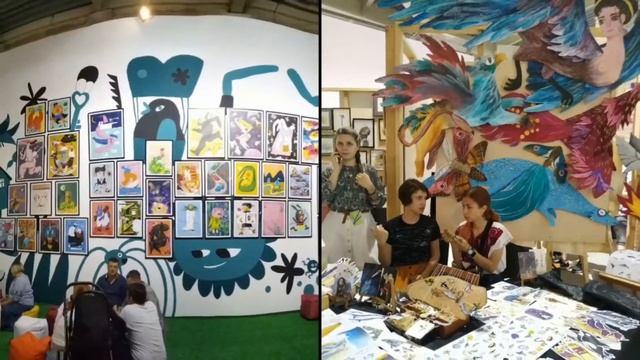 Мистецкий Арсенал 2019 - книжный Арсенал, выставка детских книг и иллюстраций, инсталляции смотреть онлайн