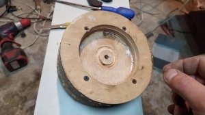 ведущий ролик для гриндера из фанеры