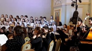 «Хор пленных иудеев» из оперы «Набукко». Дж.Верди, хор детской музыкальной школы МГКМИ им.Ф.Шопена