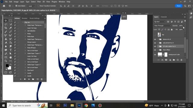 Advance Vector Effect Photoshop Action смотреть онлайн