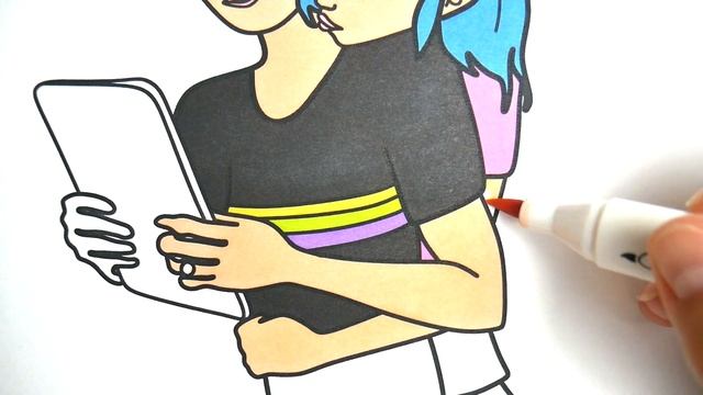 Coloring Miraculous: Marinette + Adrien Love Moment ? Magical Journey of Art and Love смотреть онлайн