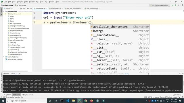 URL Shortener using Python смотреть онлайн