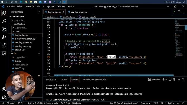 PYTHON TRADING BOT #8 - Generating AI data смотреть онлайн