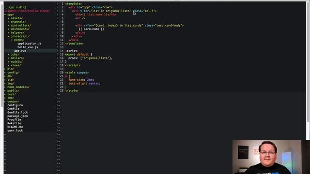 Vue.js Trello Clone in Rails - Part 2 | Preview смотреть онлайн