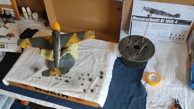 🛠🏁 Parte 2 # Construcción Messersmith Bf 109 E4 Adolf Galland. смотреть онлайн