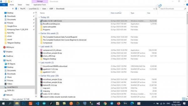 how to install nodejs on windows 10