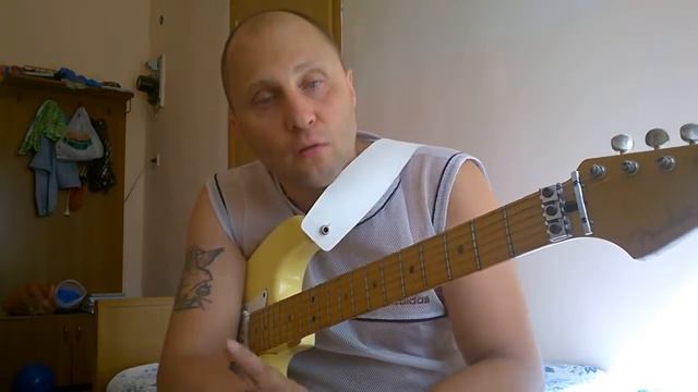 Уроки гитары.В.Цой-Мама мы все тяжело больны.Партия электрогитары 1 часть смотреть онлайн