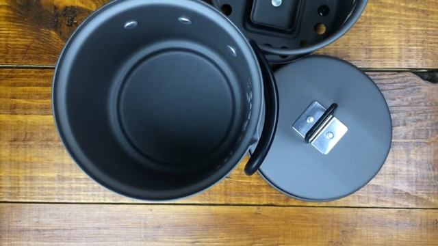 Esbit cs585ha 3 Piece Lightweight Anodized Aluminum Camping Cookset смотреть онлайн