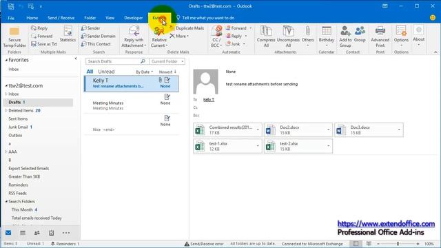 How to rename attachments before sending (when forwarding or attaching) in Outlook смотреть онлайн