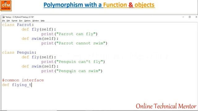 Polymorphism in Python смотреть онлайн