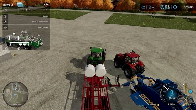 HUGE EFFICIENCY BOOST? | AUTOLOADING FROM STATIC BALER | GRAINMAN EXPLAINS | FARMING SIMULATOR 22 смотреть онлайн