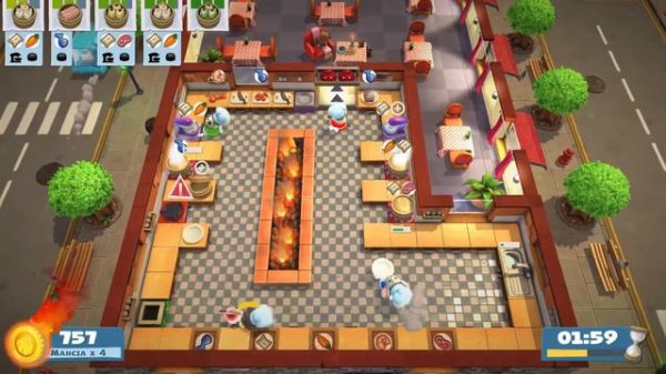 (outdated) Overcooked 2. Story Kevin 4 | 4 players online coop 4 stars | Score: 2081