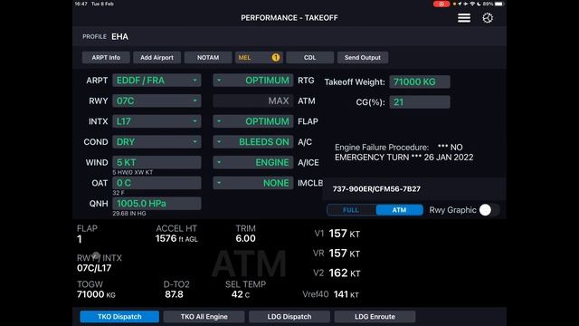 Boeing 737 OPT PMDG - Onboard Performance Tool Tutorial - Professional 737 Airline  Pilot