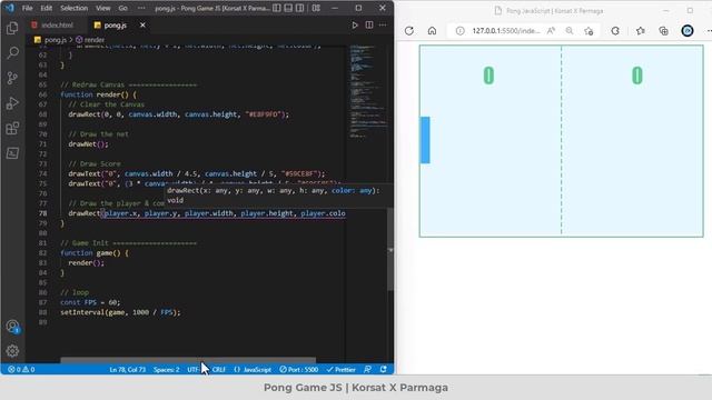 Complete JavaScript Project - Ping Pong Game | مشروع كامل جافا سكريبت смотреть онлайн