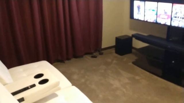 Theater Game Guest Room with Sony 85" X900H and the LG SN9YG Sound Bar смотреть онлайн