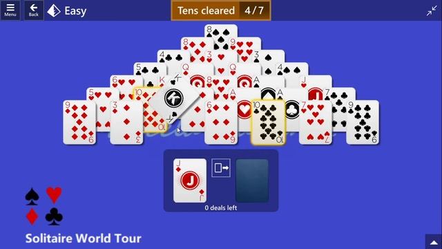 Solitaire World Tour Game #12 | September 15, 2021 Event | Pyramid Easy смотреть онлайн