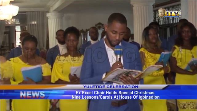 El Excel Choir holds 9 Nine Lessons/Carols at Esama's residence смотреть онлайн