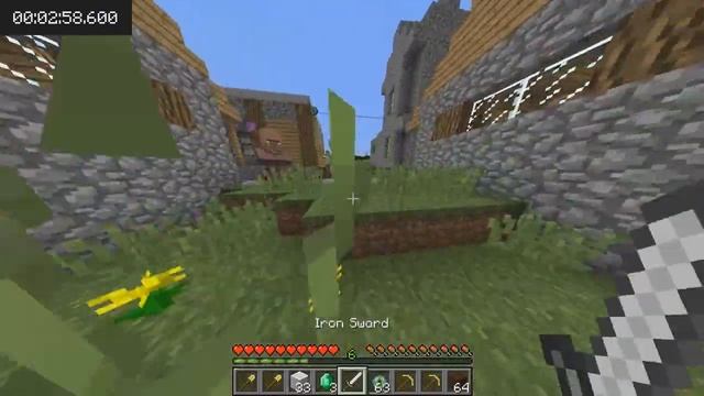 Minecraft Java Any% RS Peaceful Speedrun in 8:34 (1.8) [PB] смотреть онлайн