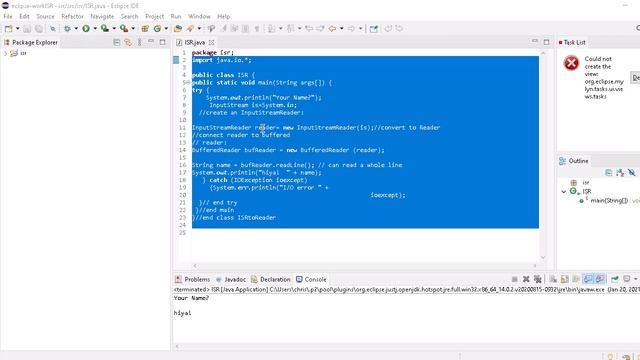 2021 01 20 18h07 36 Creation of an input stream reader смотреть онлайн