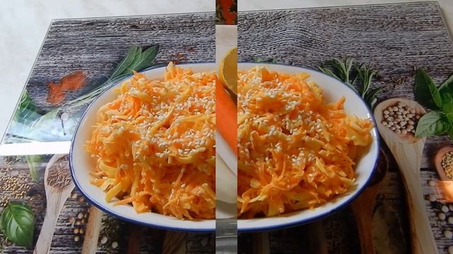 Три вкусных салата из сырой моркови. смотреть онлайн