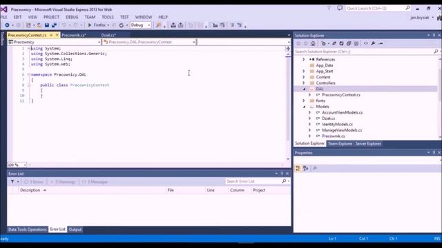 Kurs Podstawy programowania w asp net mvc#7 Jak utworzyć bazę danych w asp net mvc code first смотреть онлайн