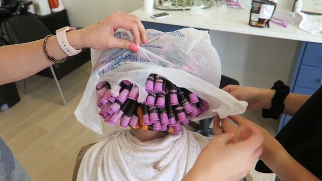 I gave my friend a PERM!!! | Alyssa Mikesell смотреть онлайн