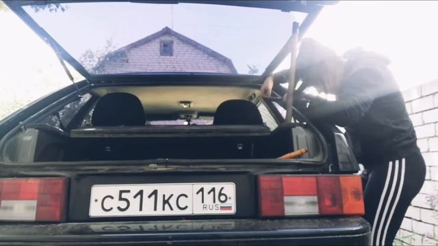 Меняем газовые упоры, у крышки багажника ваз 2114 смотреть онлайн