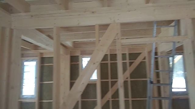 Каркасный дом 9 на 12 метров своими руками смотреть онлайн