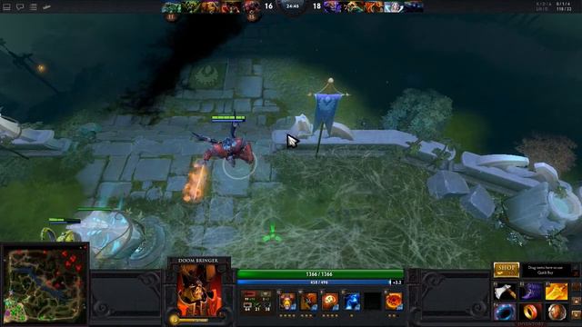Let's Play DOTA 2 Beta Match: Doom Bringer смотреть онлайн