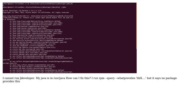 Databases: How can I solve java lang unsatisfiedlink error when runing jdeveloper? смотреть онлайн