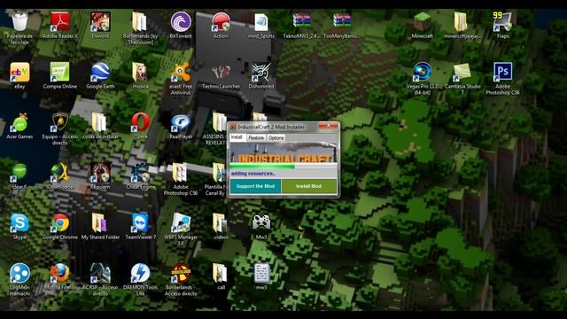 Como instalar industrial craft 1.4.2 y 1.4.5 y 1.4.6 y 1.6.2 Minecraft Mod смотреть онлайн