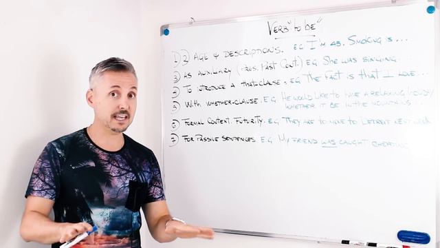 Grammar Lesson on 7 ways to use the verb to BE (full verb, auxiliary verb, etc.) смотреть онлайн