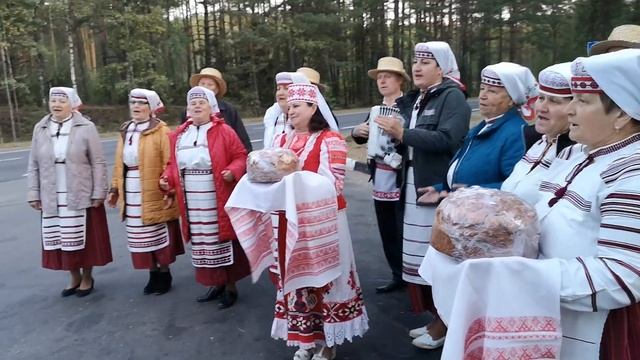 Дожинки Встреча делегации Пинского района 2