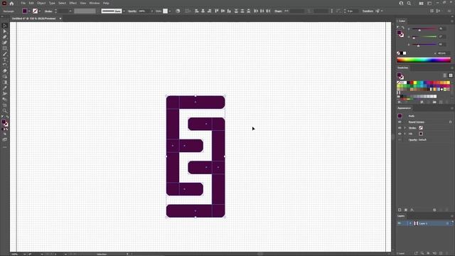How to Create a Monogram Pattern in Illustrator смотреть онлайн