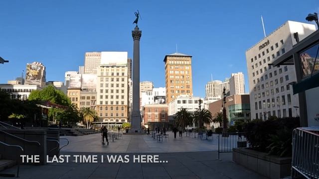 Virtual San Francisco - Walk from Powell Station to Union Square смотреть онлайн