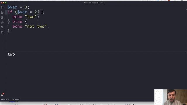PHP Comparison: Value BEFORE Variable - Why? смотреть онлайн