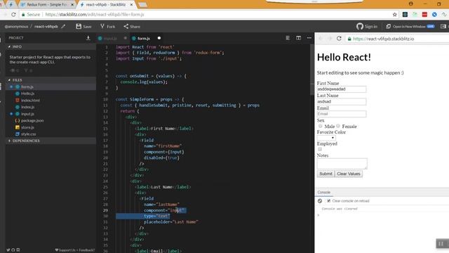 18) Custom component in Redux form - Learn React js in Tamil смотреть онлайн