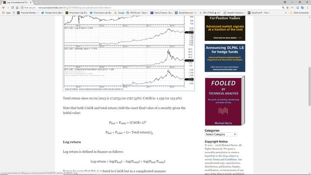 Log, annualized and total return смотреть онлайн