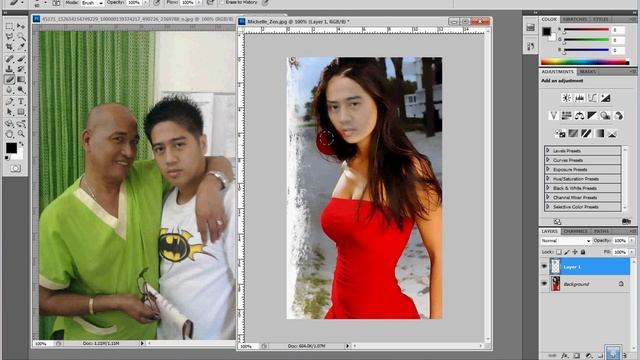 Adobe Photoshop CS5 Change Face смотреть онлайн