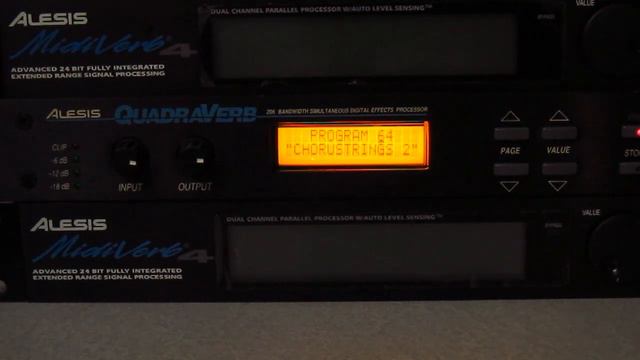 ALESIS QUADRAVERB-"chorustrings2" preset смотреть онлайн