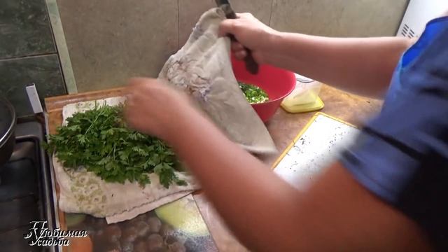 Заморозка зелени Ассорти из зелени для салатов на зиму смотреть онлайн