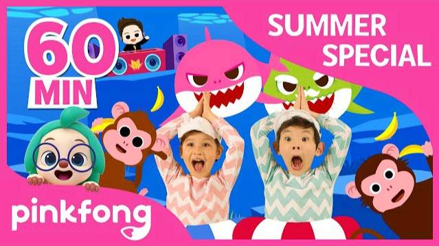 Baby Shark Dance and more | Summer Songs Special | +Compilation | Pinkfong Songs for Children смотреть онлайн