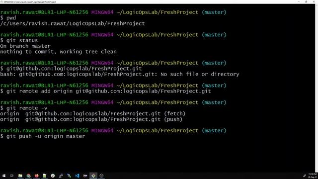 14 | Local Git Repository ko GitHub me Kaise Push Kare | Git Pull | Git Crash Course in Hindi смотреть онлайн