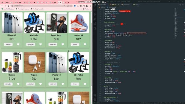 Tutorial : Build online Store | HTML 5 & CSS & JS смотреть онлайн